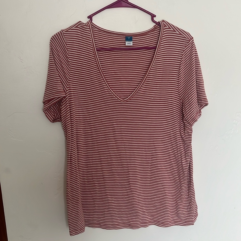 Rusty & White Striped TShirt Old Navy